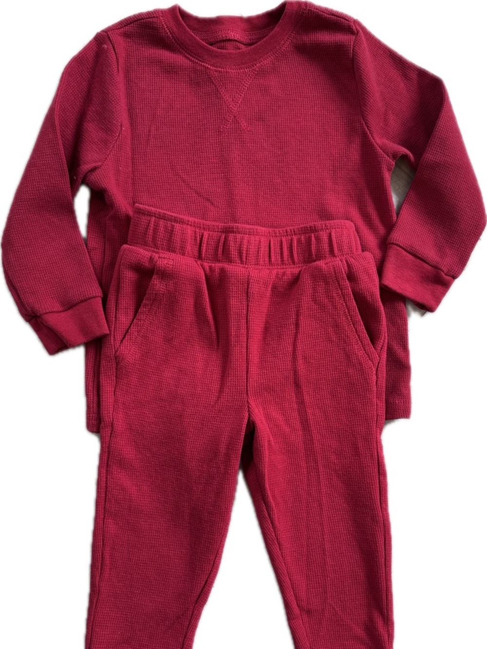Garanimals Red Kids Thermal Two-Piece Set